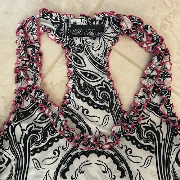 Pink Polka Dot Top Size Small - Picture 2 of 3